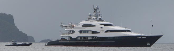 King of the Kids - Yacht with helicopter © BW Media